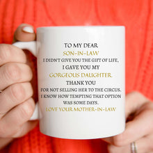 Load image into Gallery viewer, My Dear Son-In-Law
